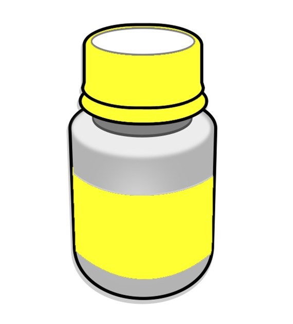 Colour Powder Light Yellow 25 g
