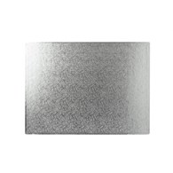 St Oblong Double Thick Card (14x12'') 10's silver