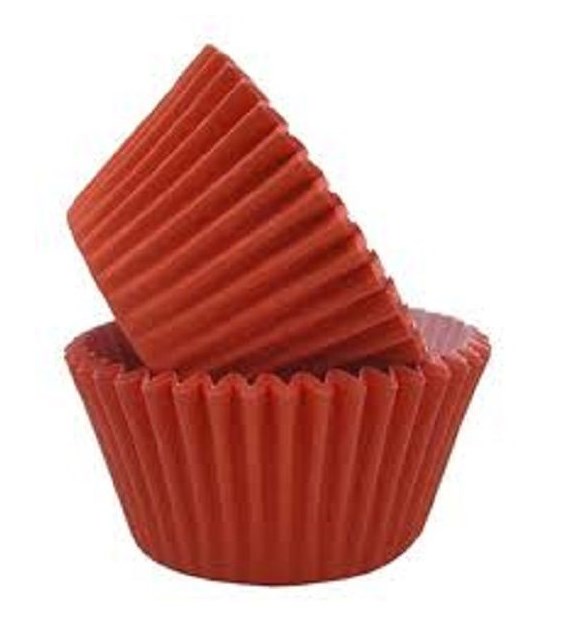 Cupcake Case Red 51x38 mm (360 pcs)