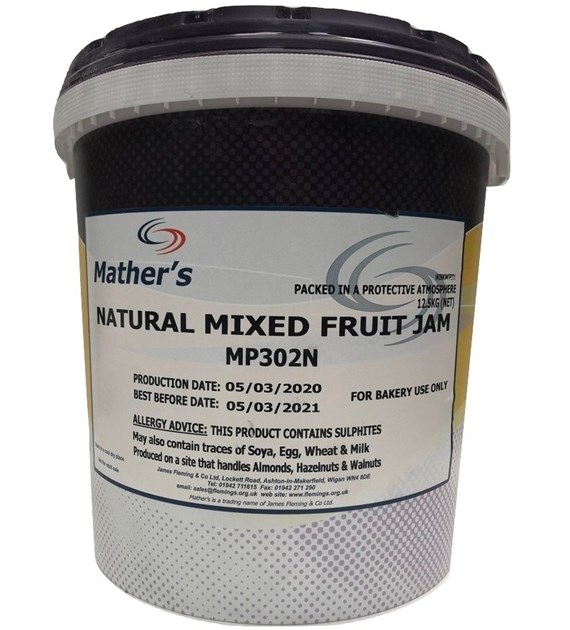 Flemings Mixed Fruit Jam 12.5 kg