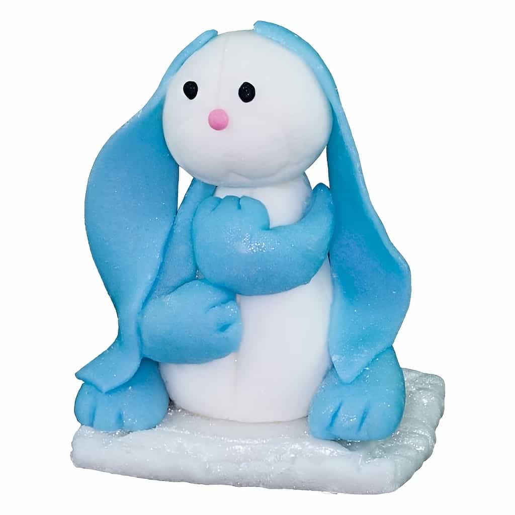 Sugar Bunny on Cushion Cake Topper