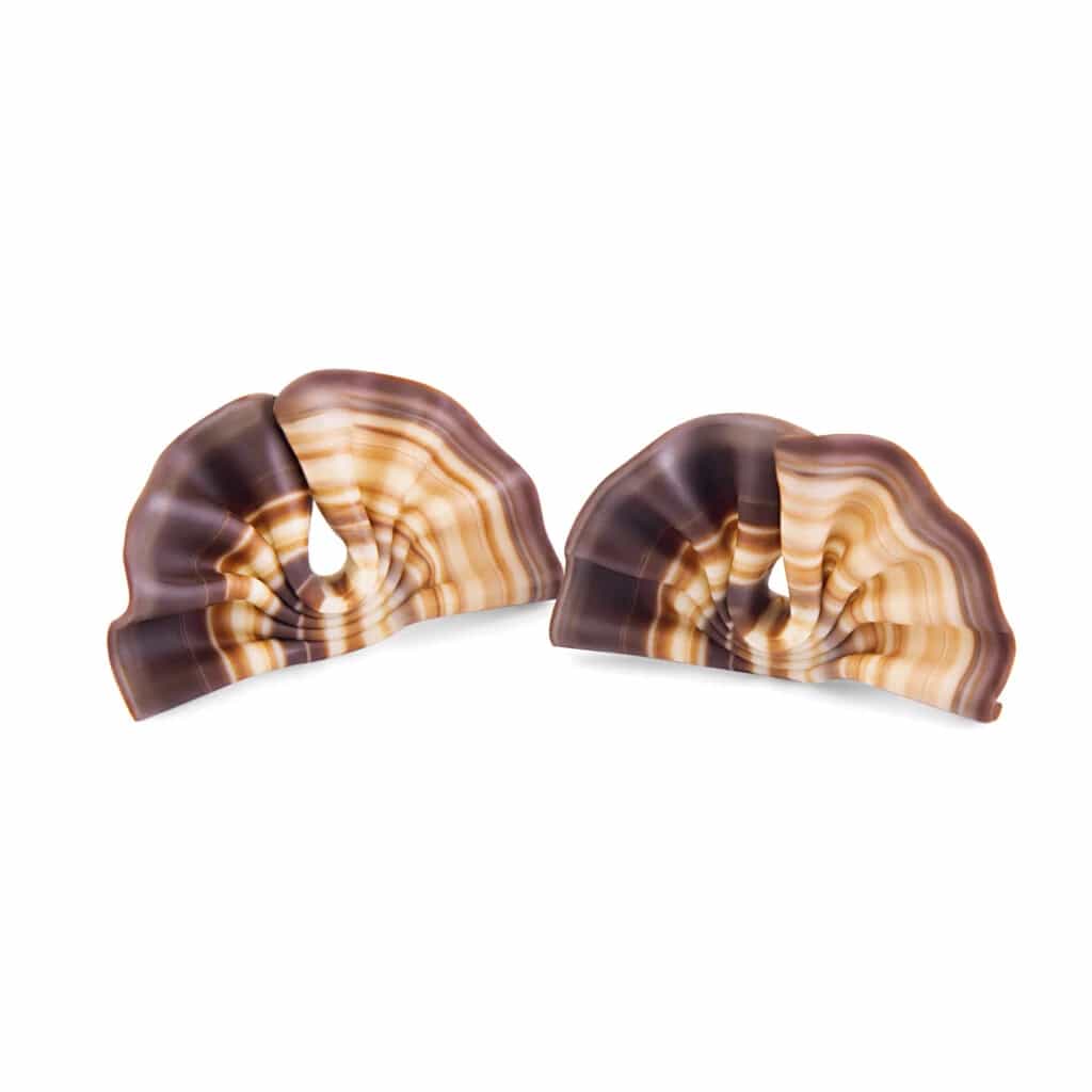 Chocolate Decor Fan Marble 30 × 50 mm (333 pc)