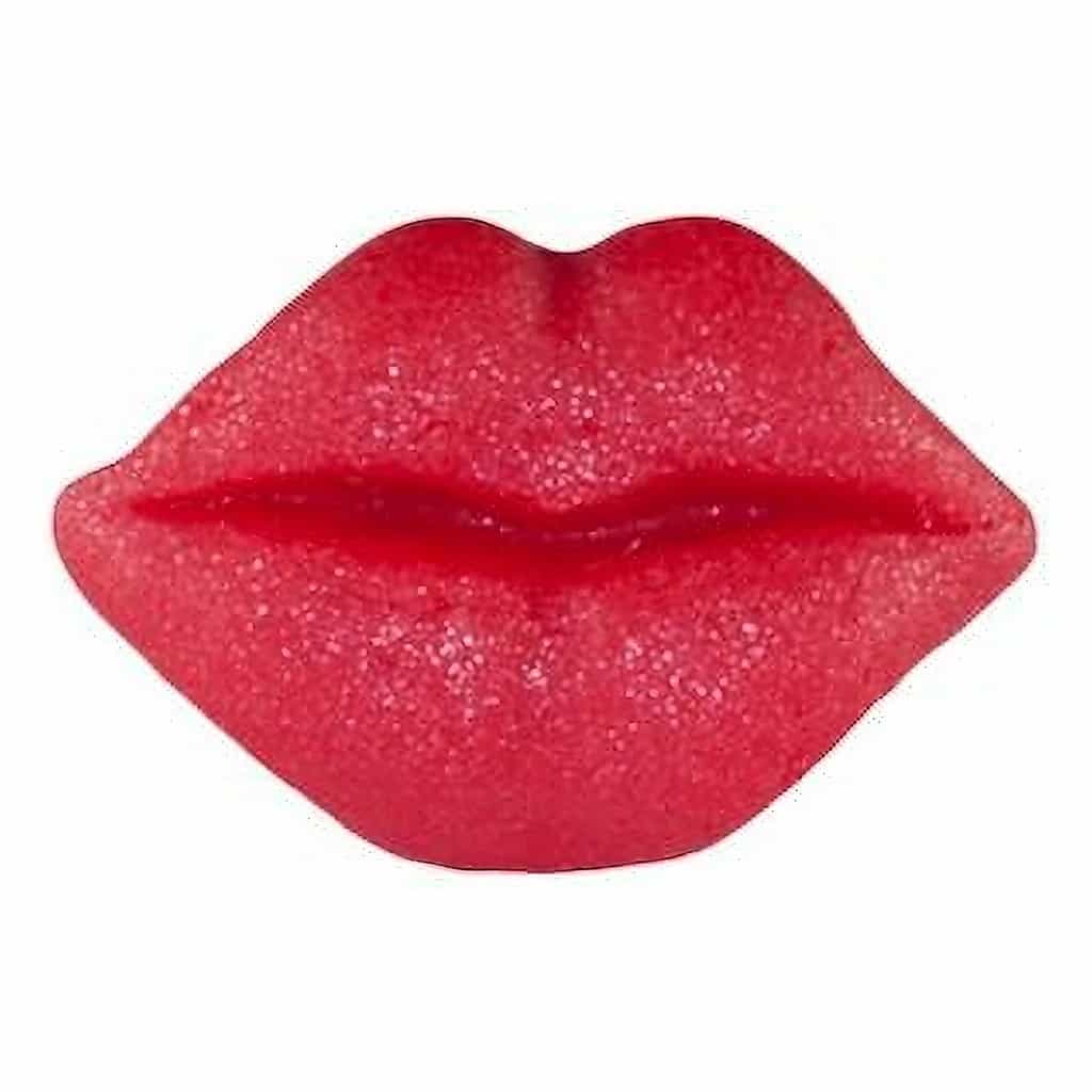 Sugar Lips Decoration, Red, Small (50 pc)