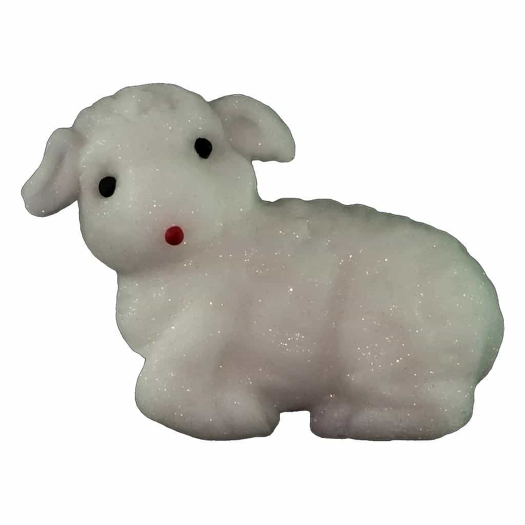 Easter Sugar Lamb Figurines (Pack of 35)