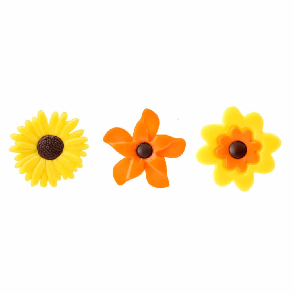 Chocolate Flowers Set, 30 × 35 mm (252 pc)