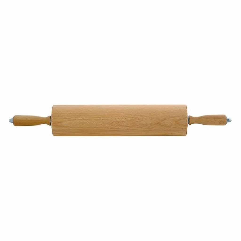 Wooden Rolling Pin with Bearings 30 cm – Domestic
