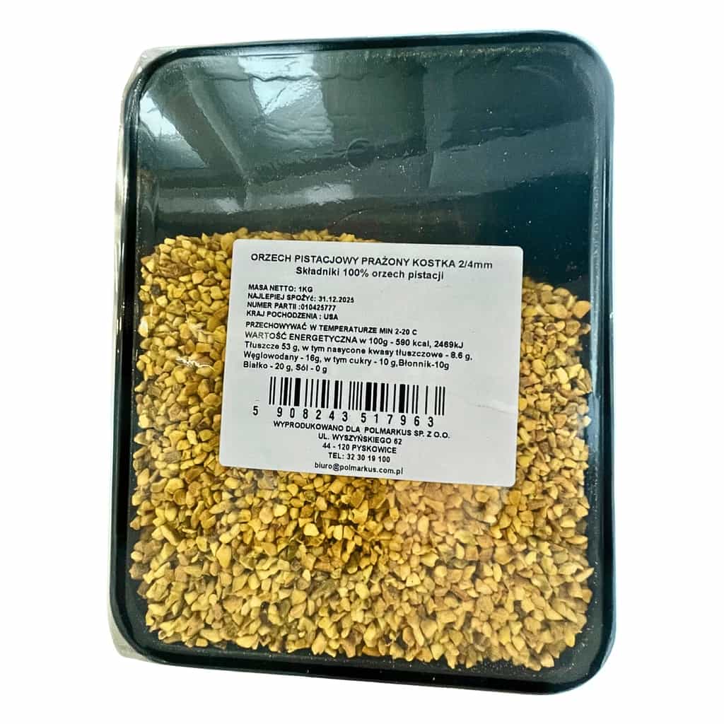 Roasted Diced Pistachios 2–4 / 3–5 mm 1 kg