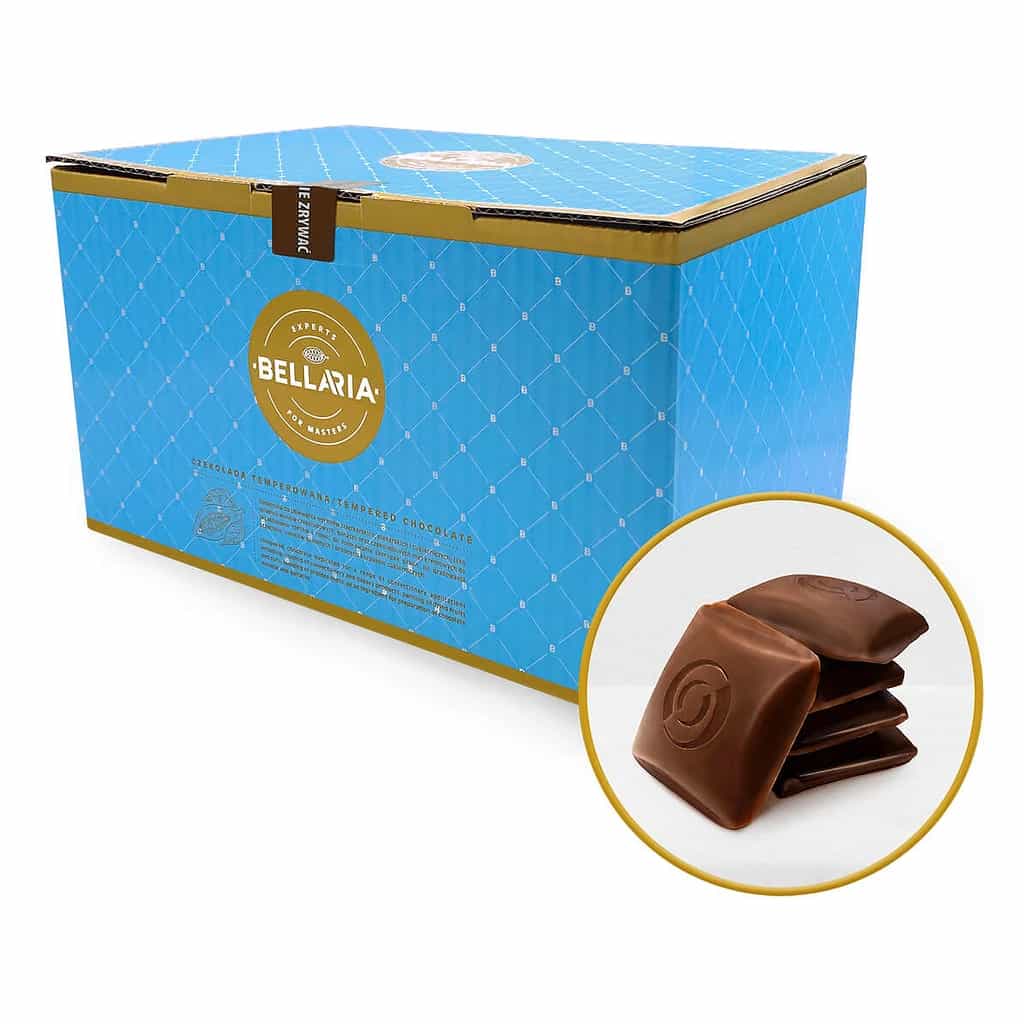 Bellaria Milk Couverture Chocolate 34% Cubes