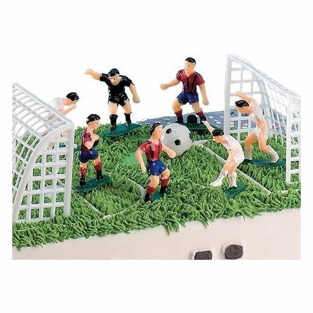 Football Pitch Cake Decoration Set