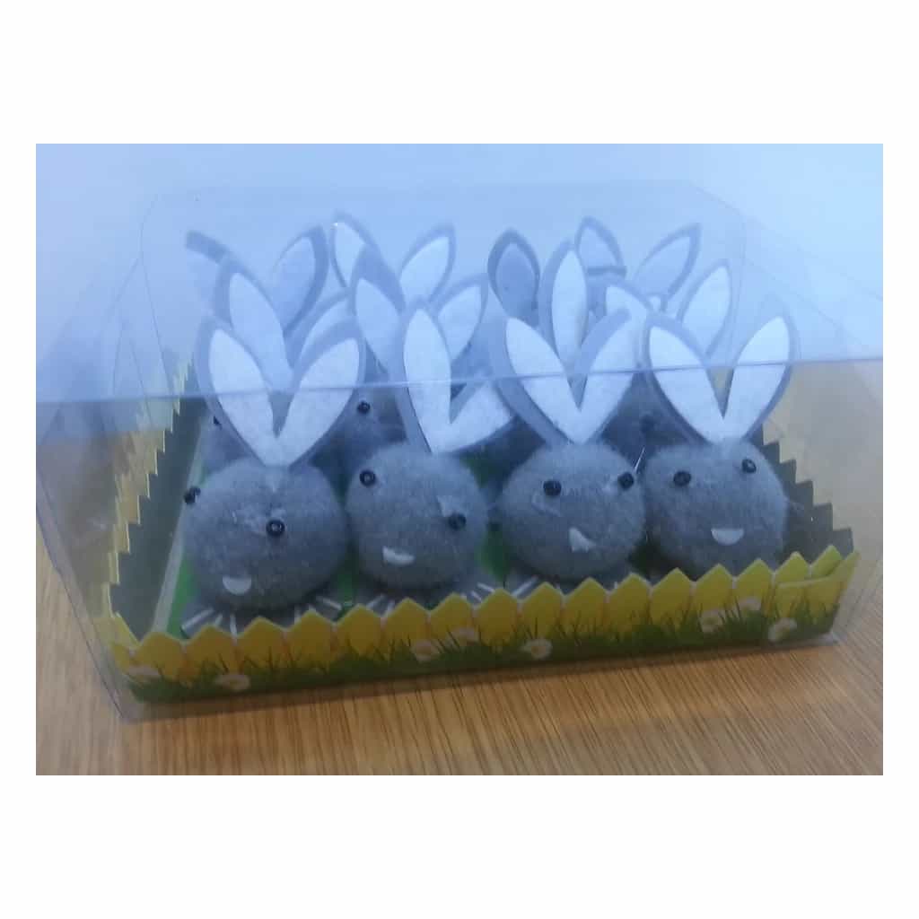 Easter Bunny Figurines (Pack of 4)