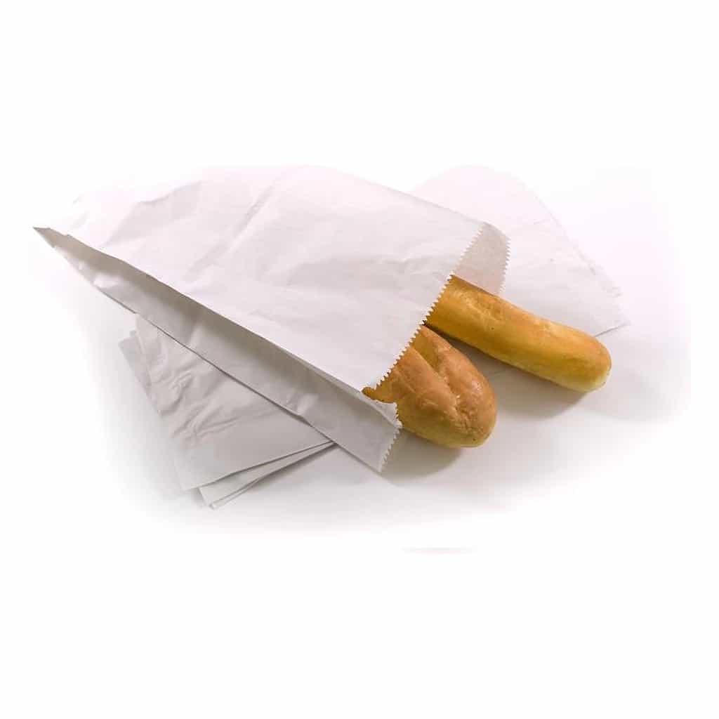 White Paper Satchel Bags Strung 7×11×15 in, 500 pc