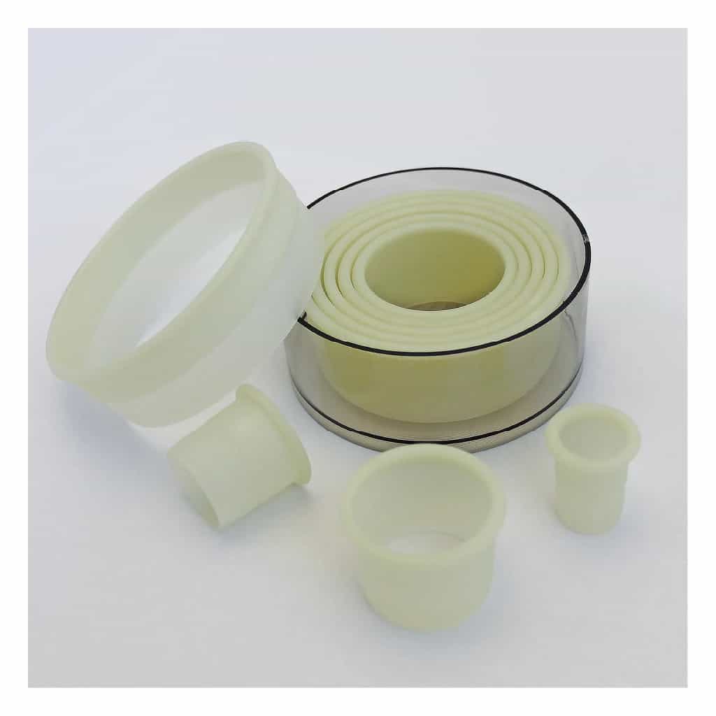 Round Plain Pastry Cutter Set – 9 Pieces