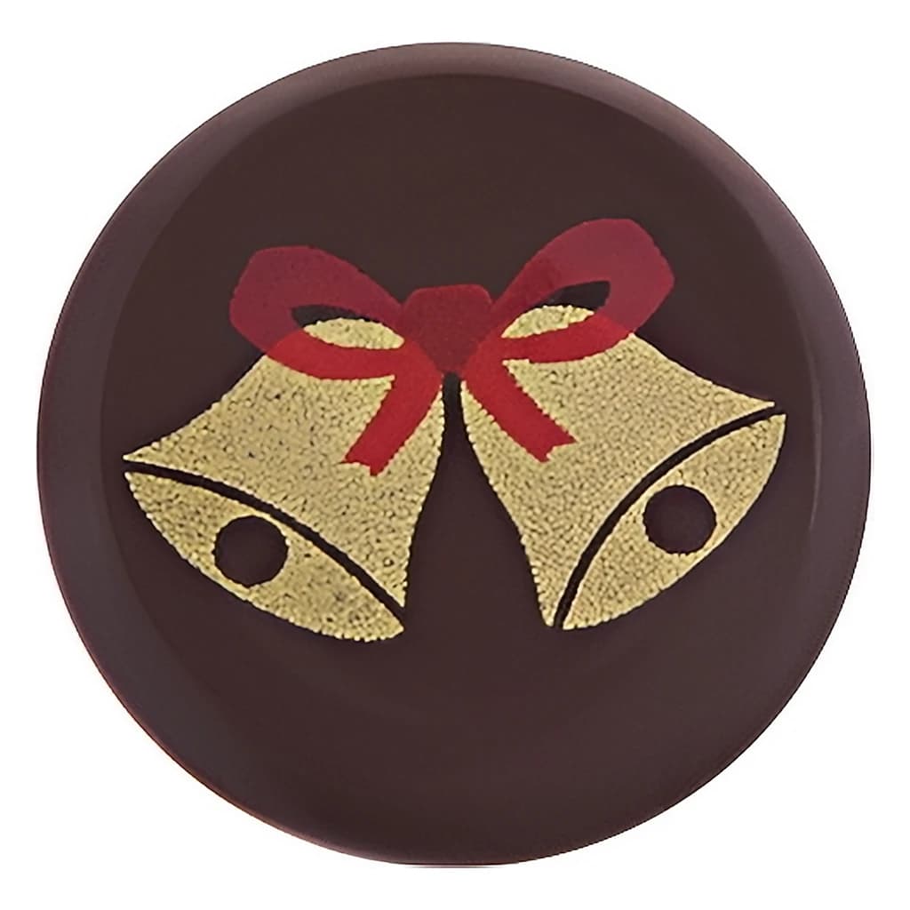 Barbara Luijckx Chocolate Christmas Bell Disc, 30 mm (189 pc)