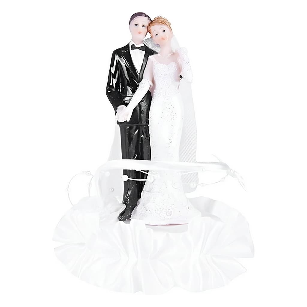 Wedding Cake Topper Figurine – Bride & Groom, 18 cm (PMF27-008)