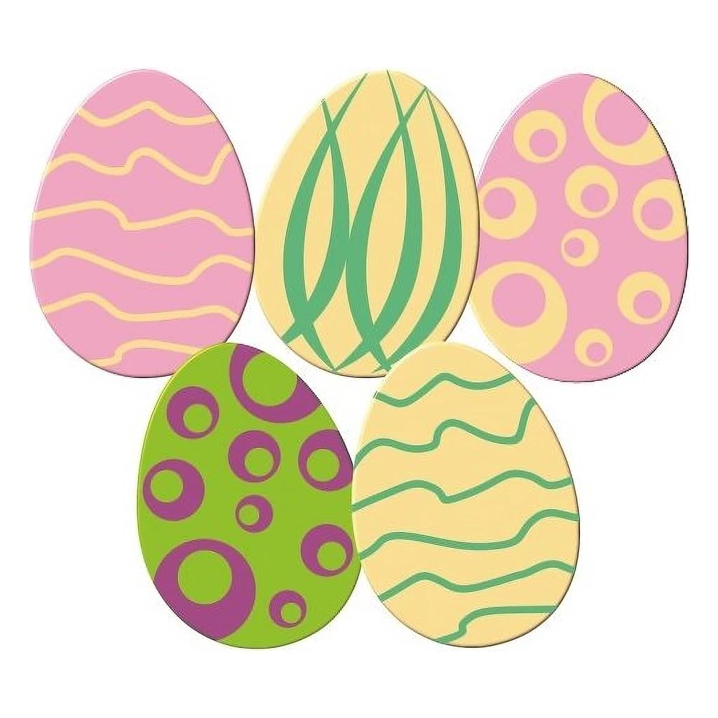Flat Chocolate Egg Decorations 45 mm (80 pc)