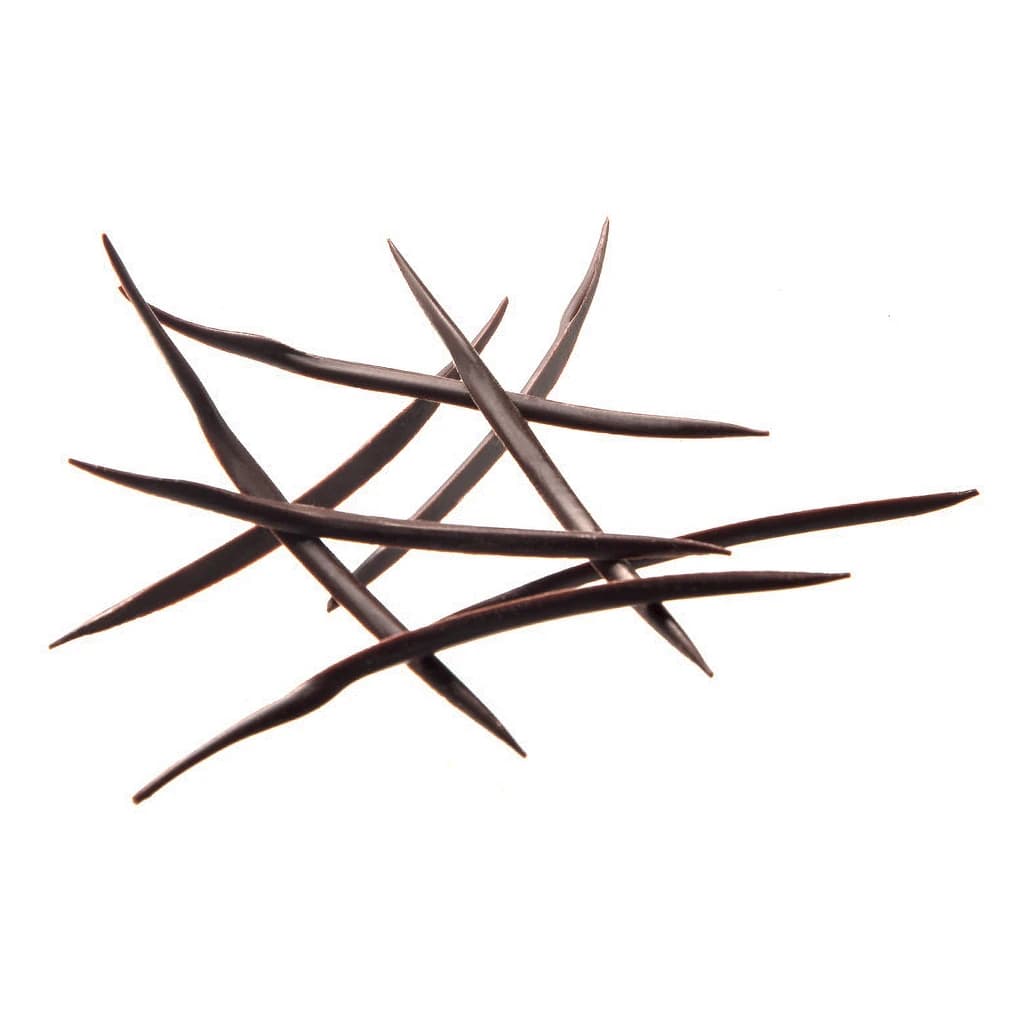Dark Chocolate Bristle Decoration 60 mm – 2.5 kg