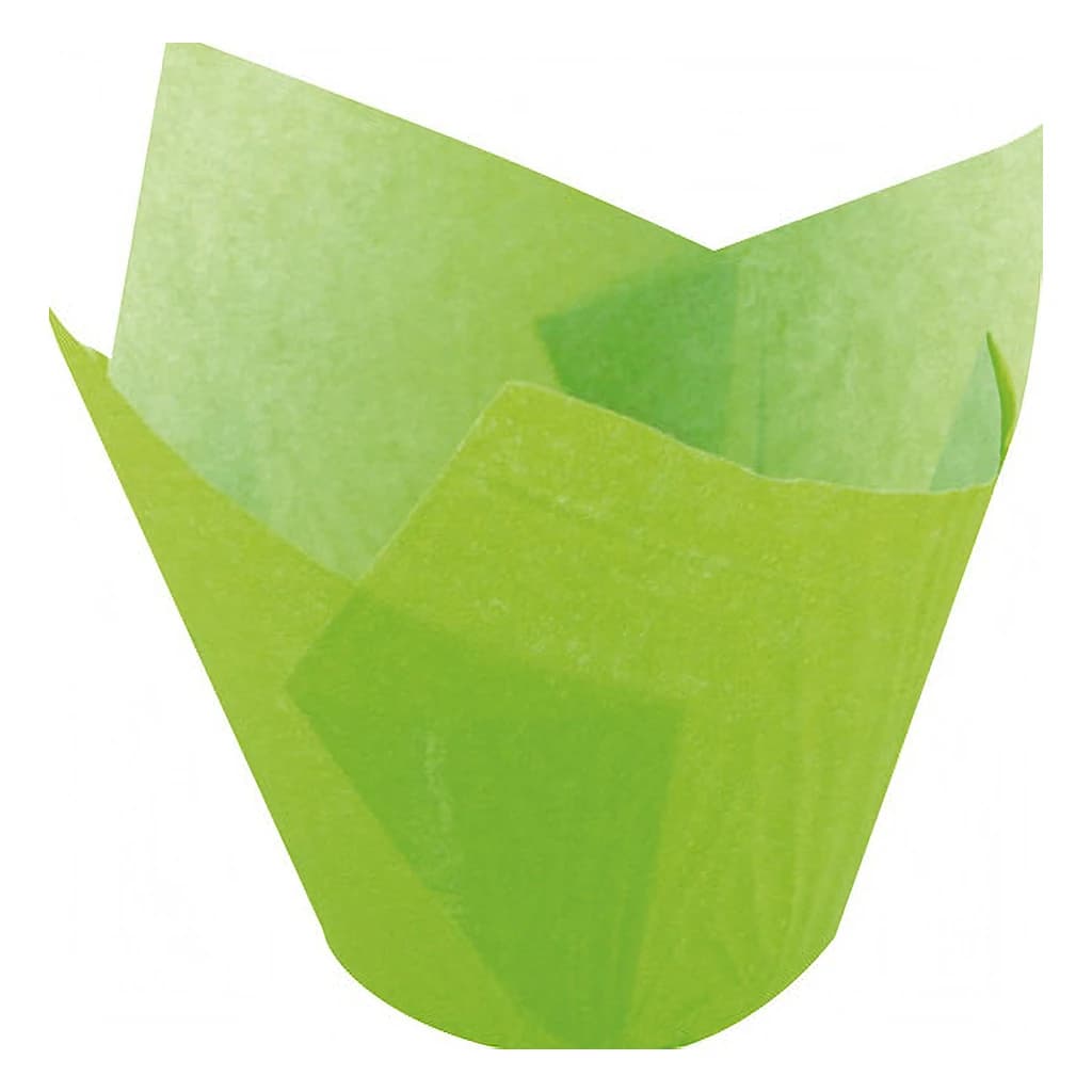 Tulip Muffin Case Green 80 × 50 mm (200 pc)