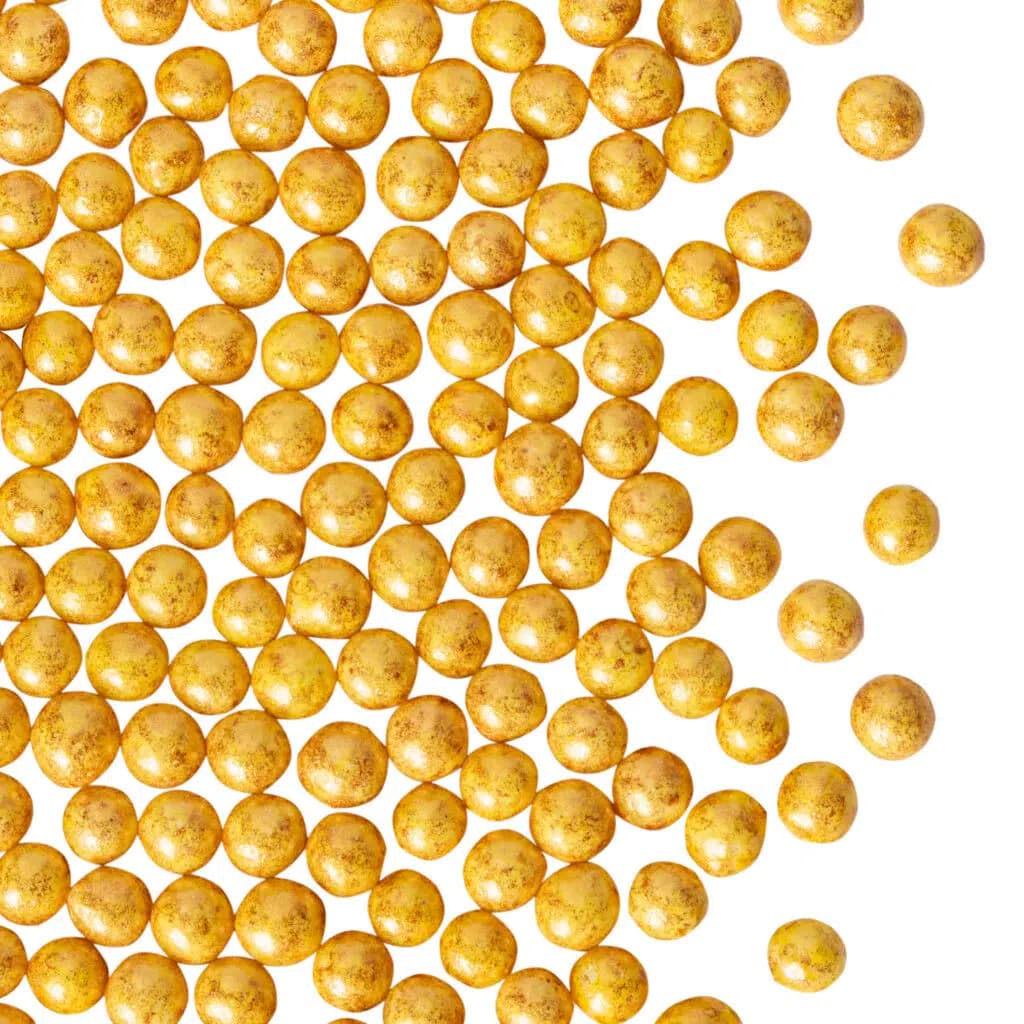 Gold Modern Pearls 4 mm – 1.2 kg
