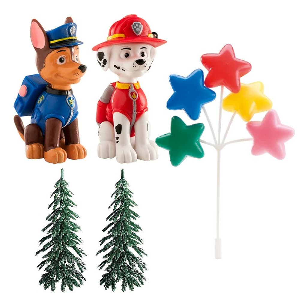 Dekora Paw Patrol Cake Decoration Kit (Chase & Marshall)