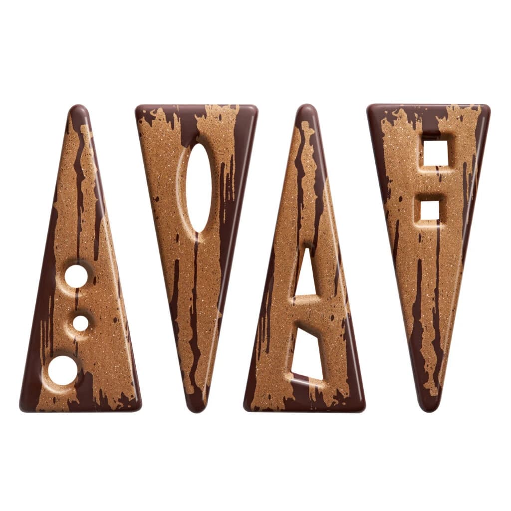 Barbara Luijckx Dubai Chocolate Decorations 83 mm (132 pc)