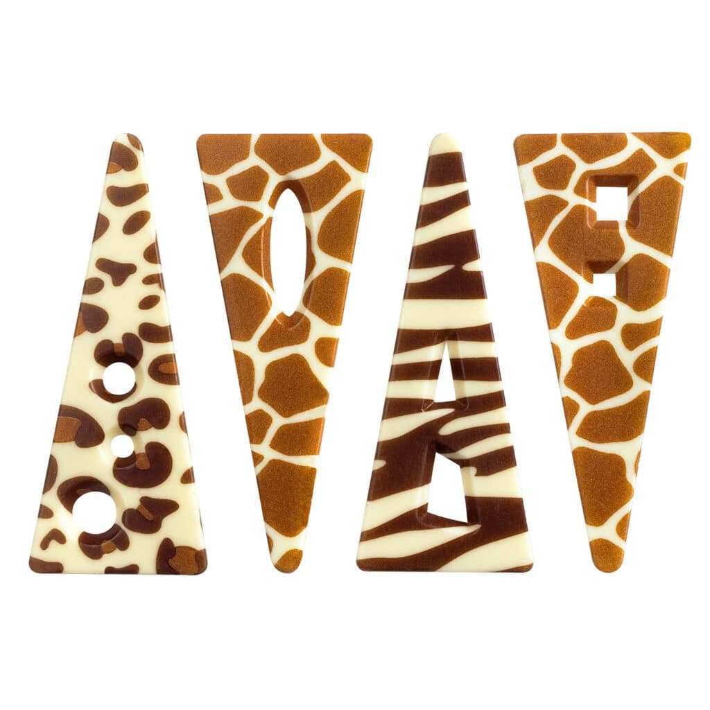 Barbara Luijckx Savanna Set Chocolate Decorations, 83 mm (132 pc)