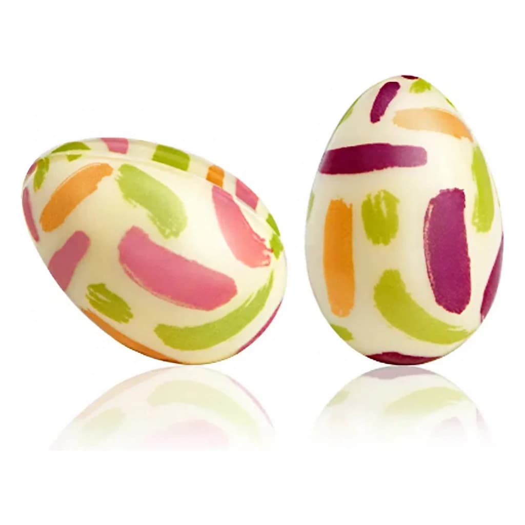 White Chocolate Easter Painted Eggs 24 × 40 mm (165 pc)