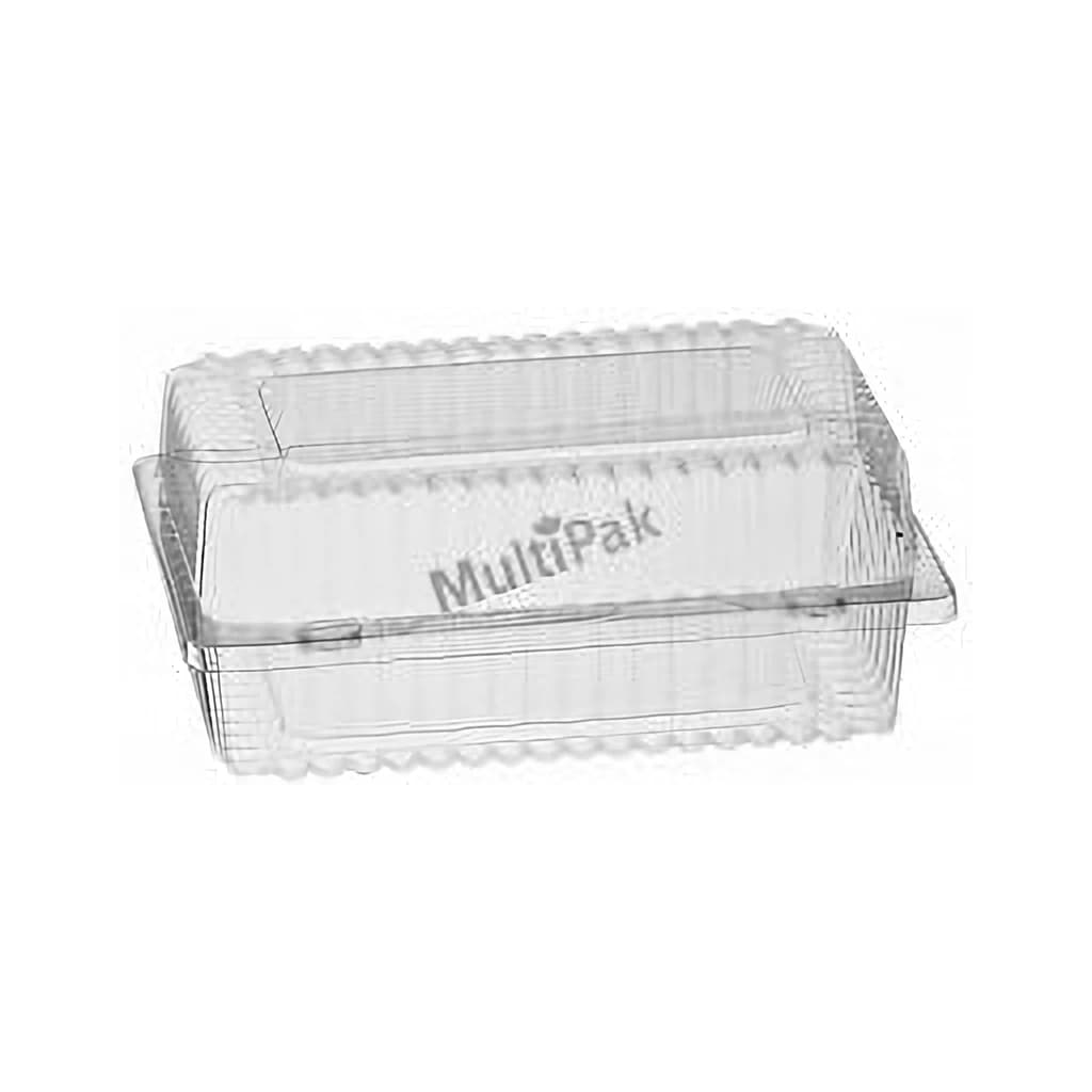 Clear Hinged Clamshell Container 180 × 115 × 75 mm