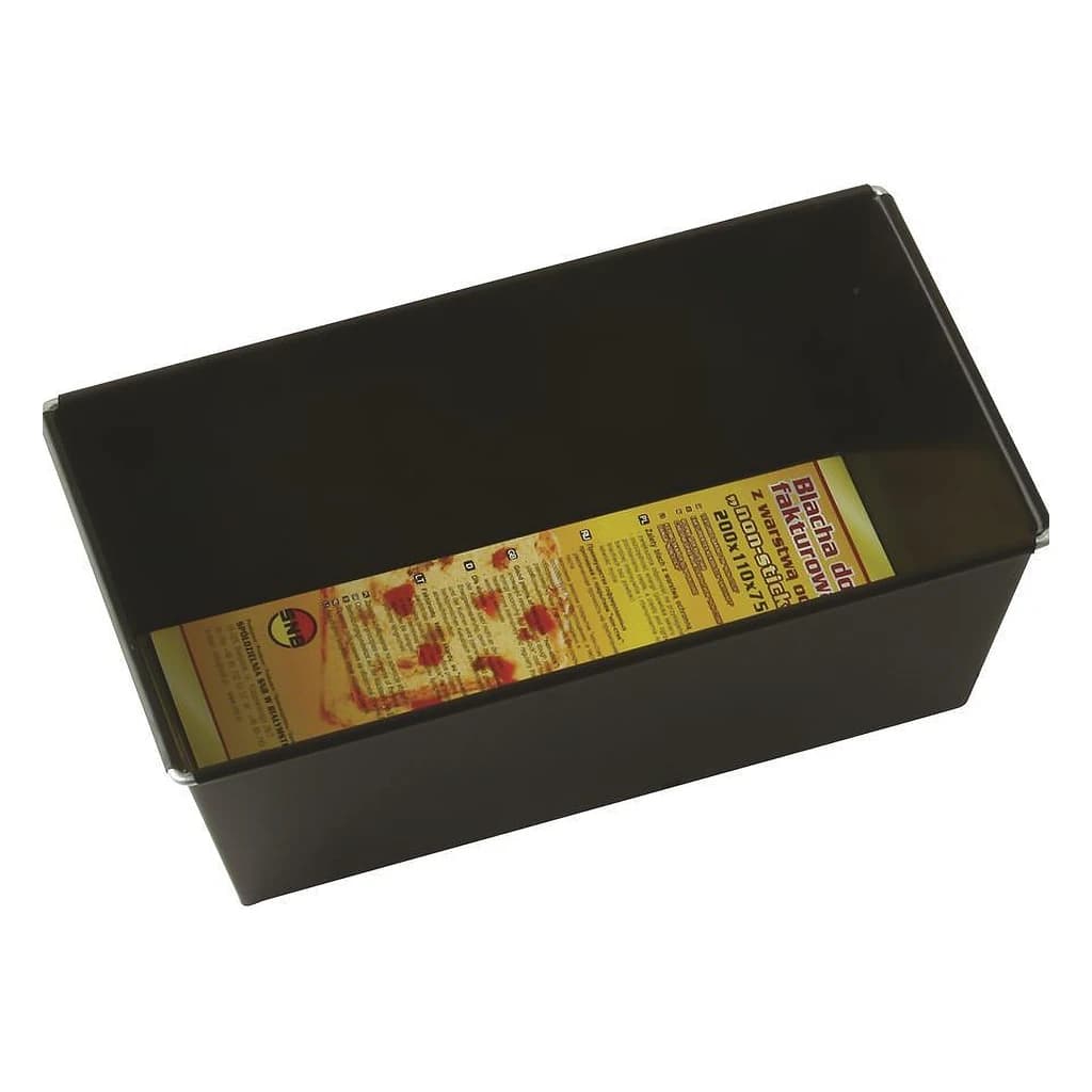 Black Non-Stick Loaf Tin 200 × 110 × 75 mm