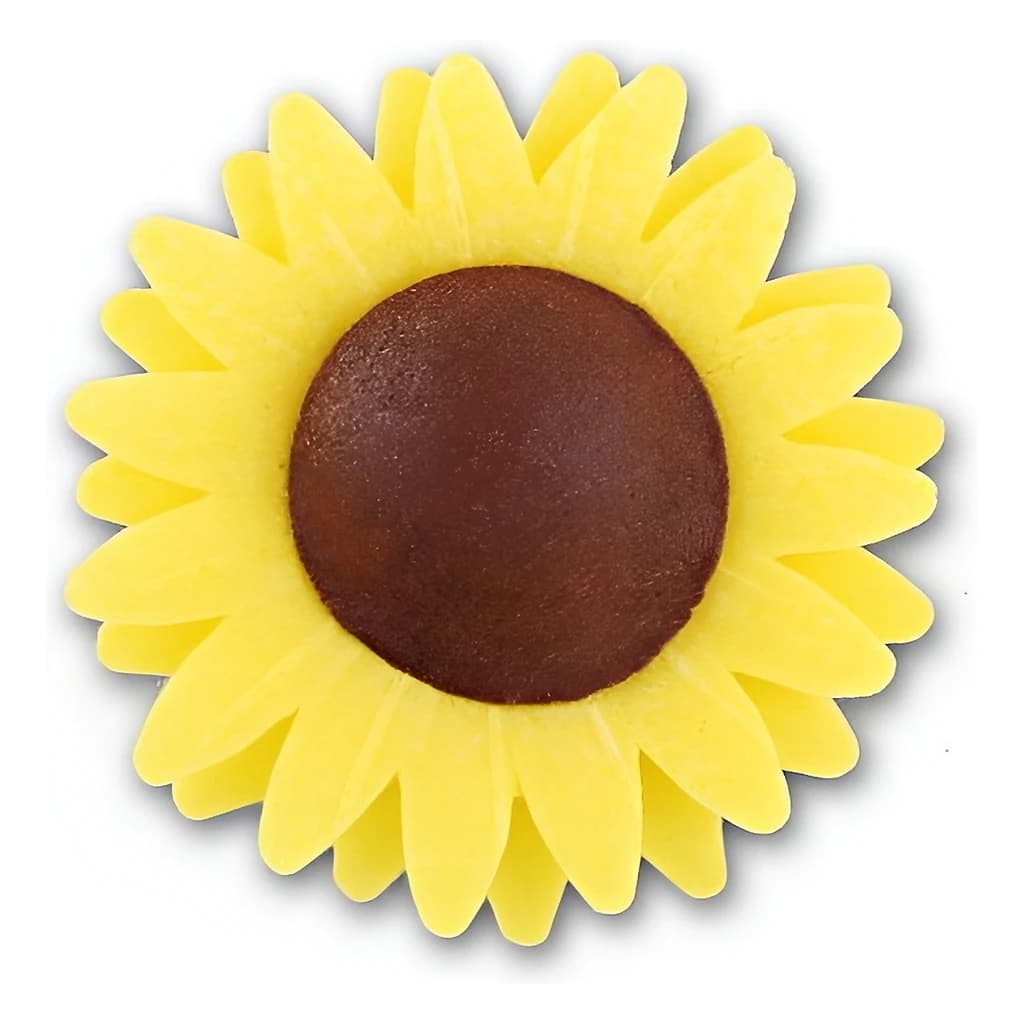 Sugar Sunflower Decoration – Yellow (Pack of 40)