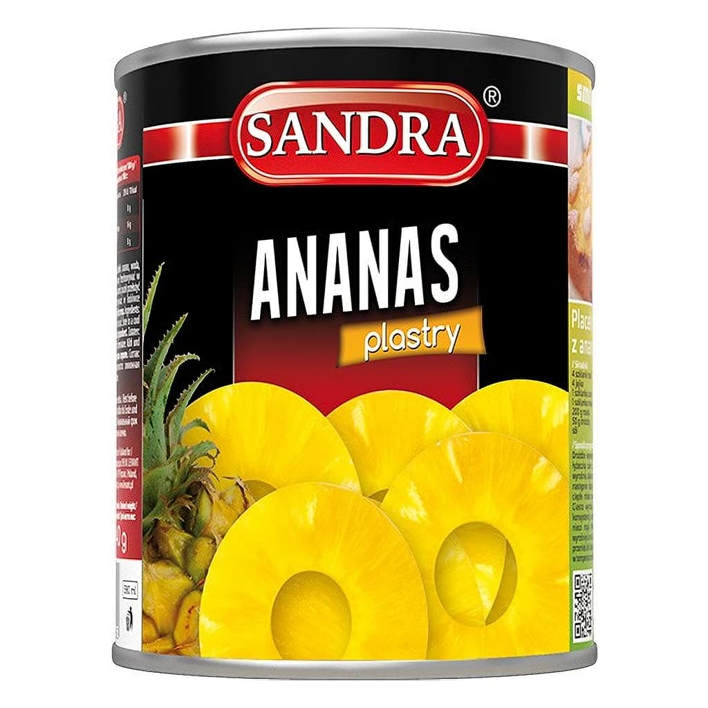 Pineapple Rings in Syrup 6 × 3.1 L