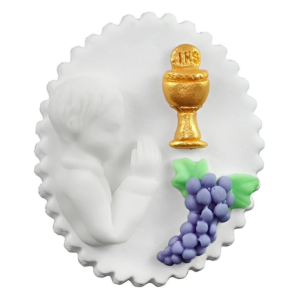 First Holy Communion Sugar Plaque (Pack of 8)