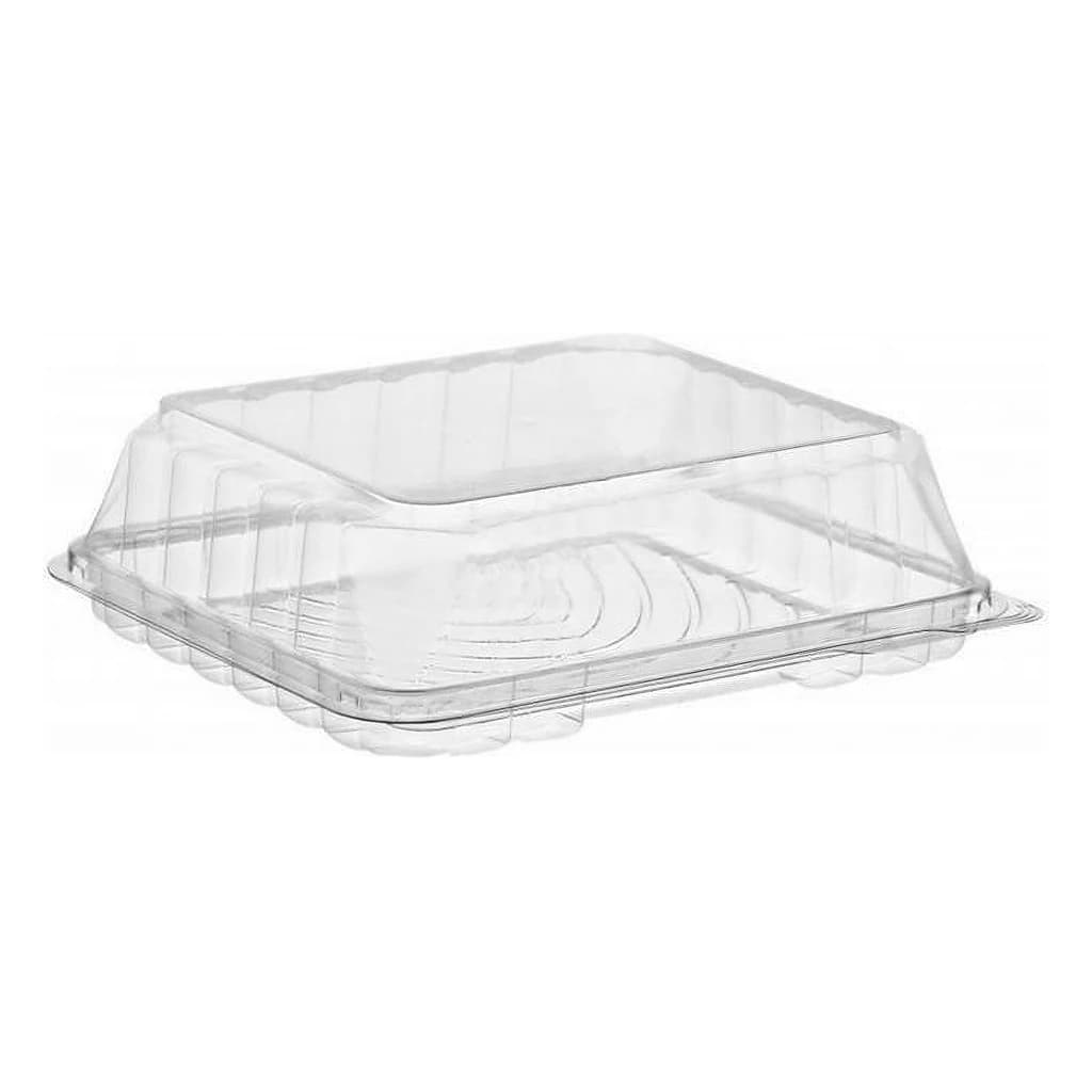 Clear Plastic Clamshell Container 175 × 150 × 50 mm