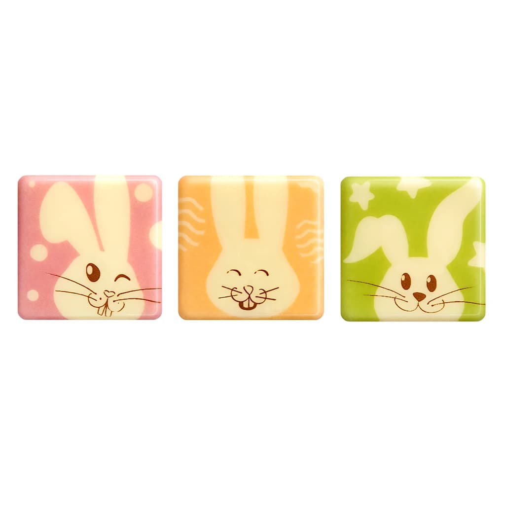 Chocolate Decoration Funny Bunny 30 × 30 mm (144 pc)