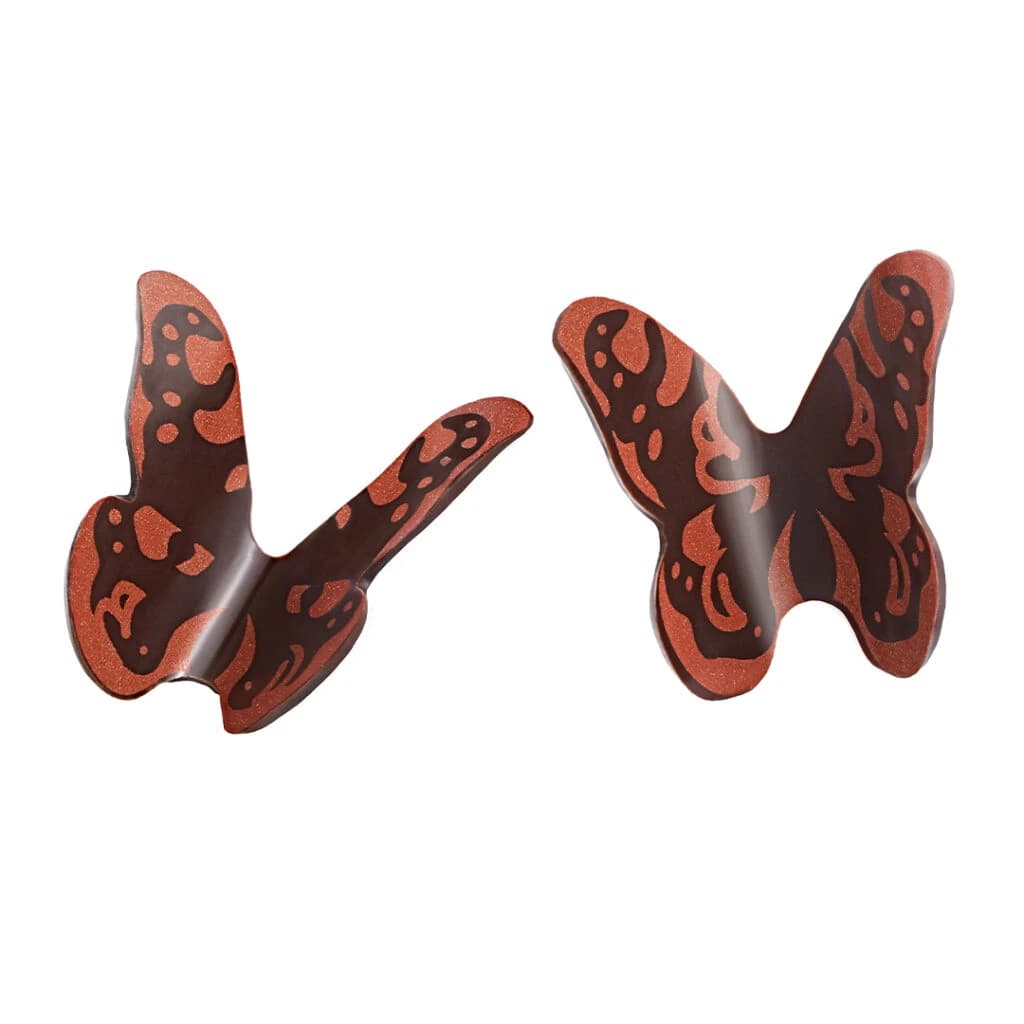 Chocolate Butterfly Decorations, 35 × 35 × 15 mm (108 pc)