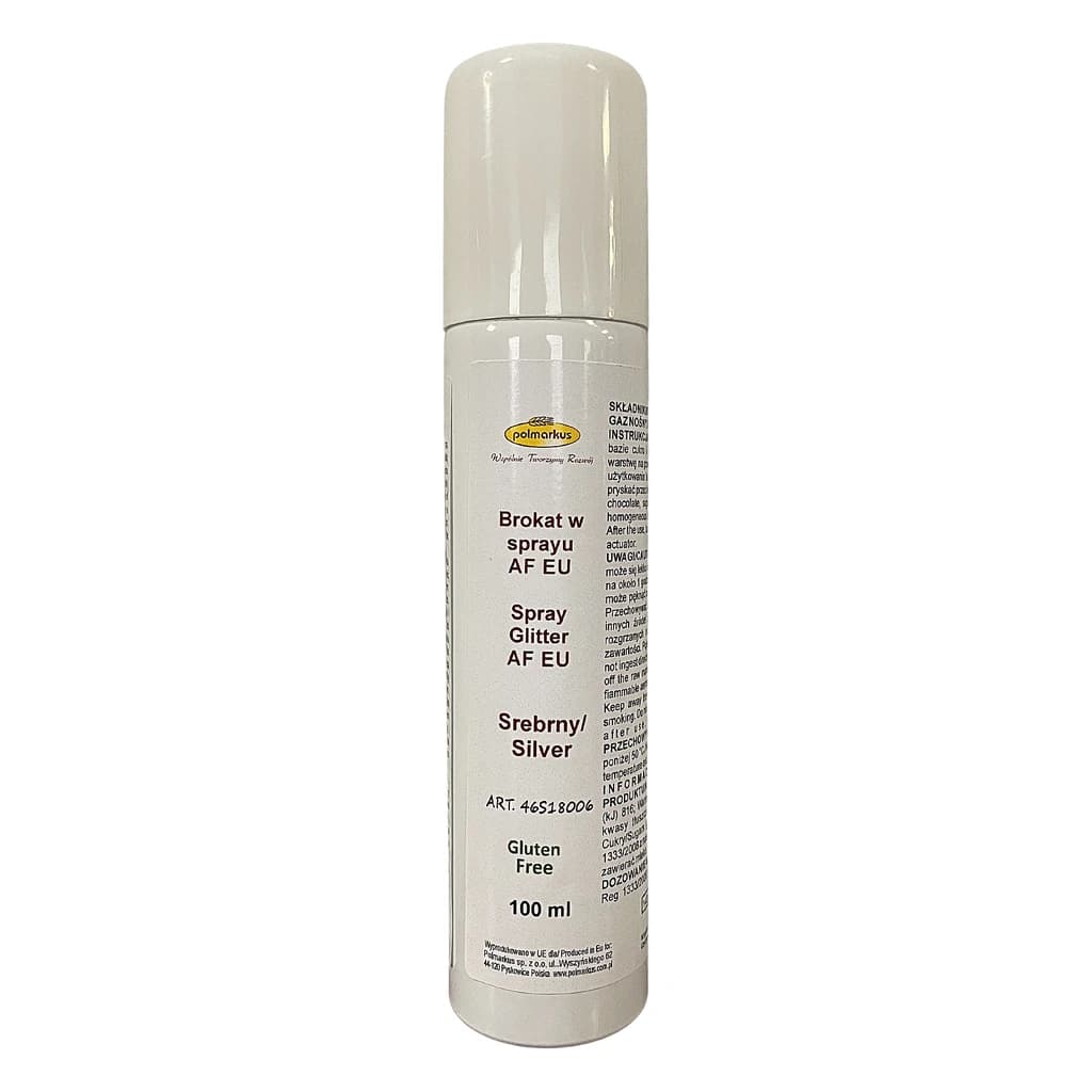 Silver Edible Glitter Spray 100 ml