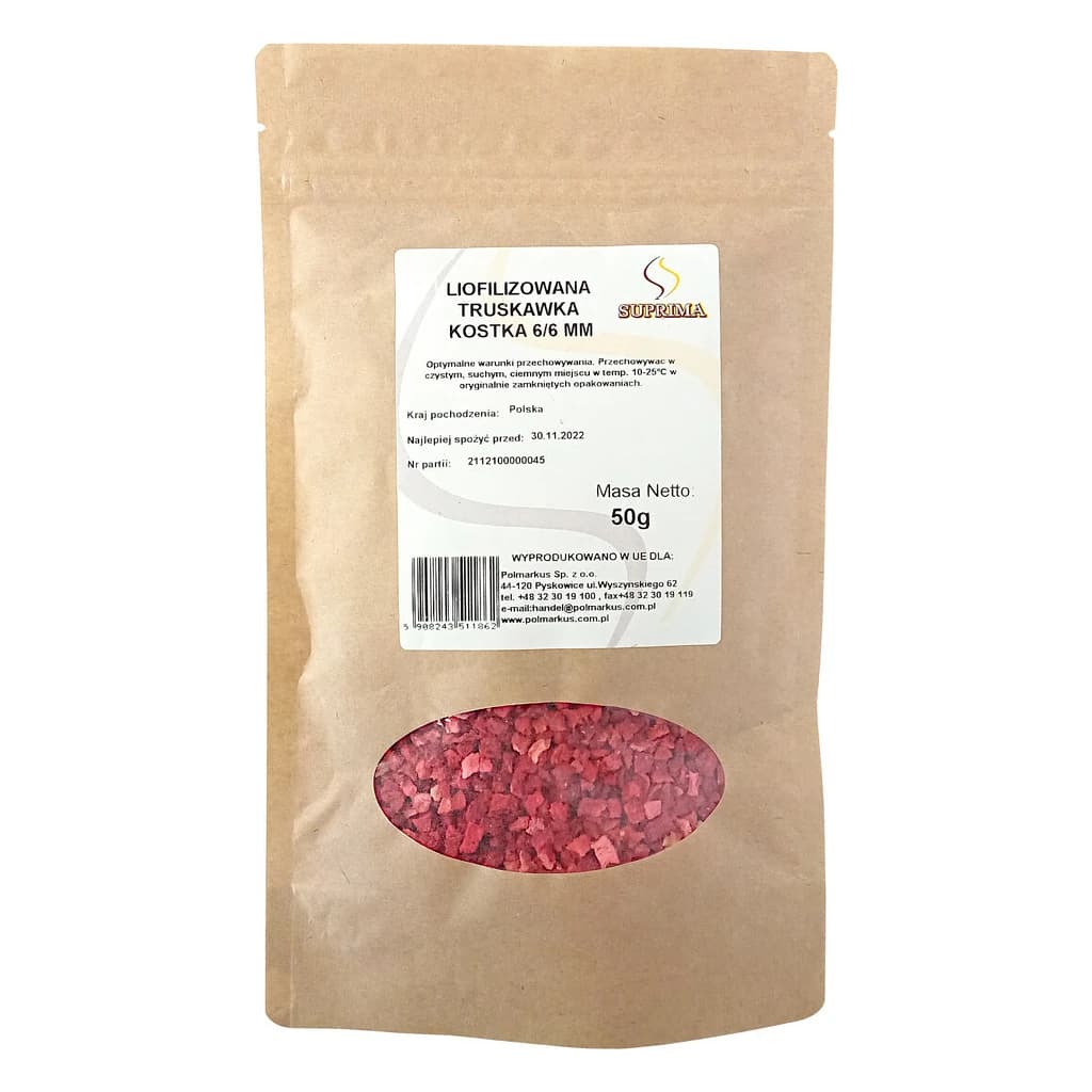 Freeze-Dried Strawberry Diced 50 g