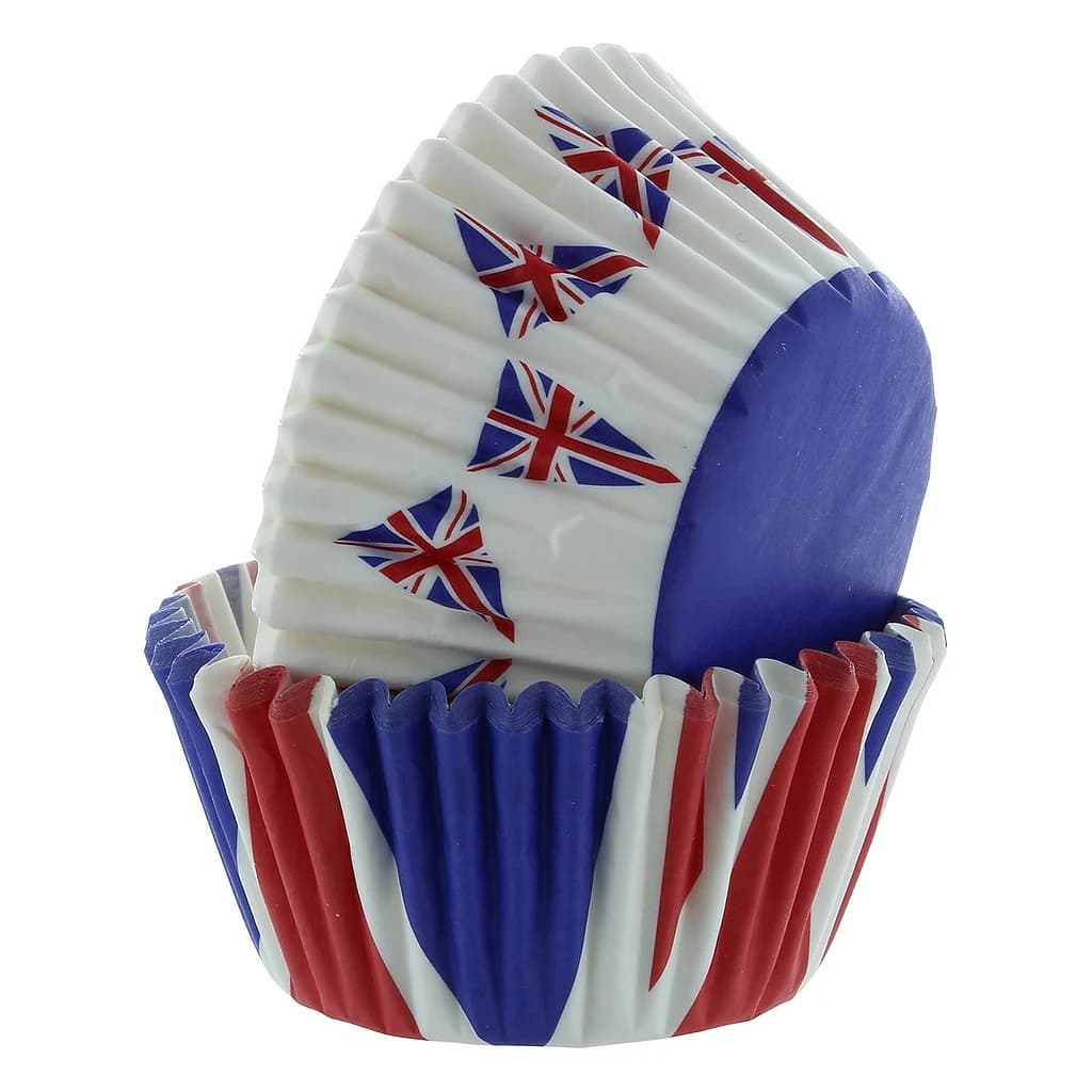 Baking Case Union Jack 48 × 32 mm (50 pc)