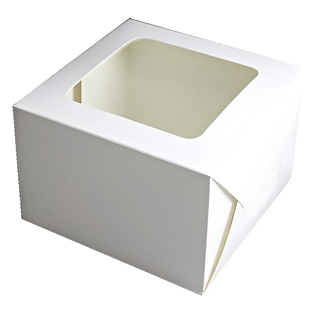 Window Box White 203 × 127 × 203 mm – 100 pc
