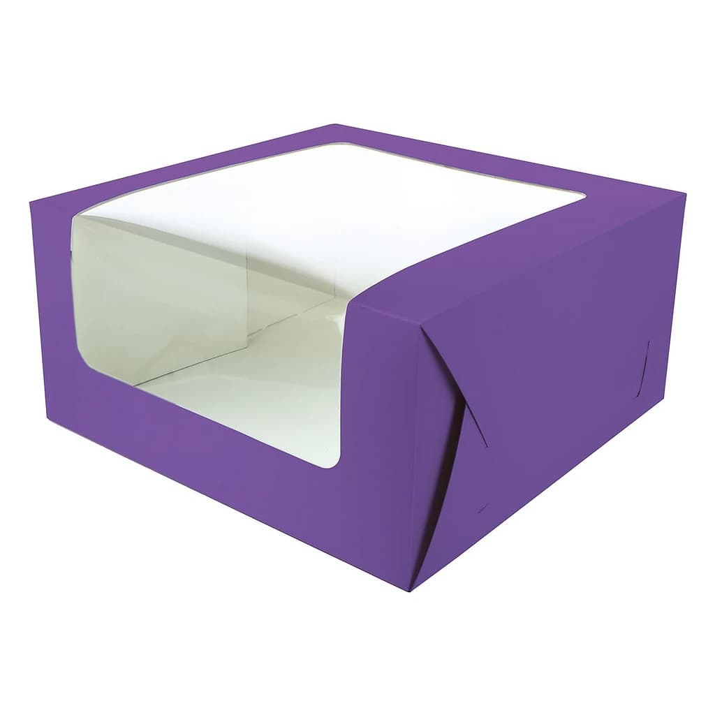 Culpitt Brights Windowed Cake Box 10 × 5 – 20 pc