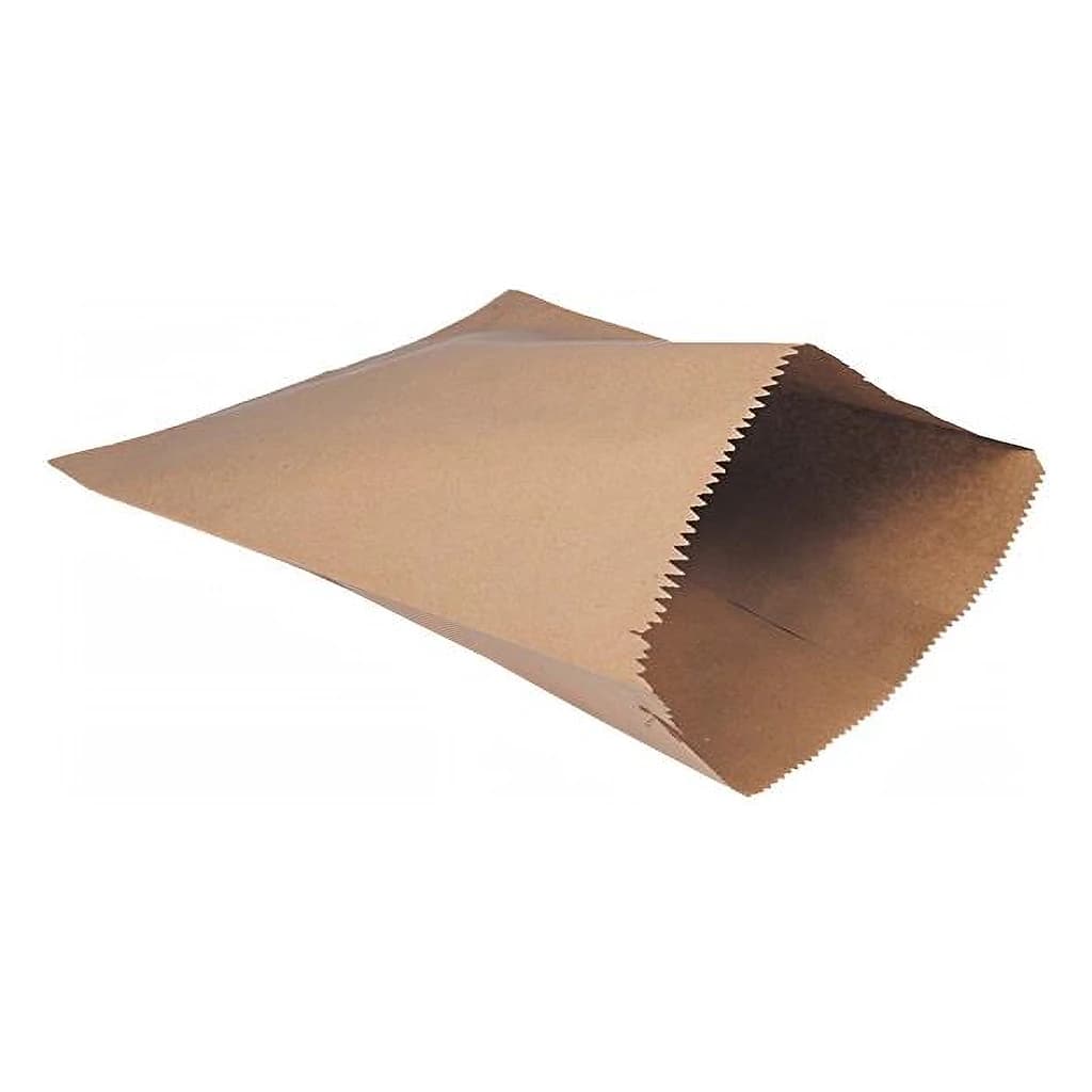 Brown Kraft Bags Strung 8.5 × 8.5 in - 1000 pc