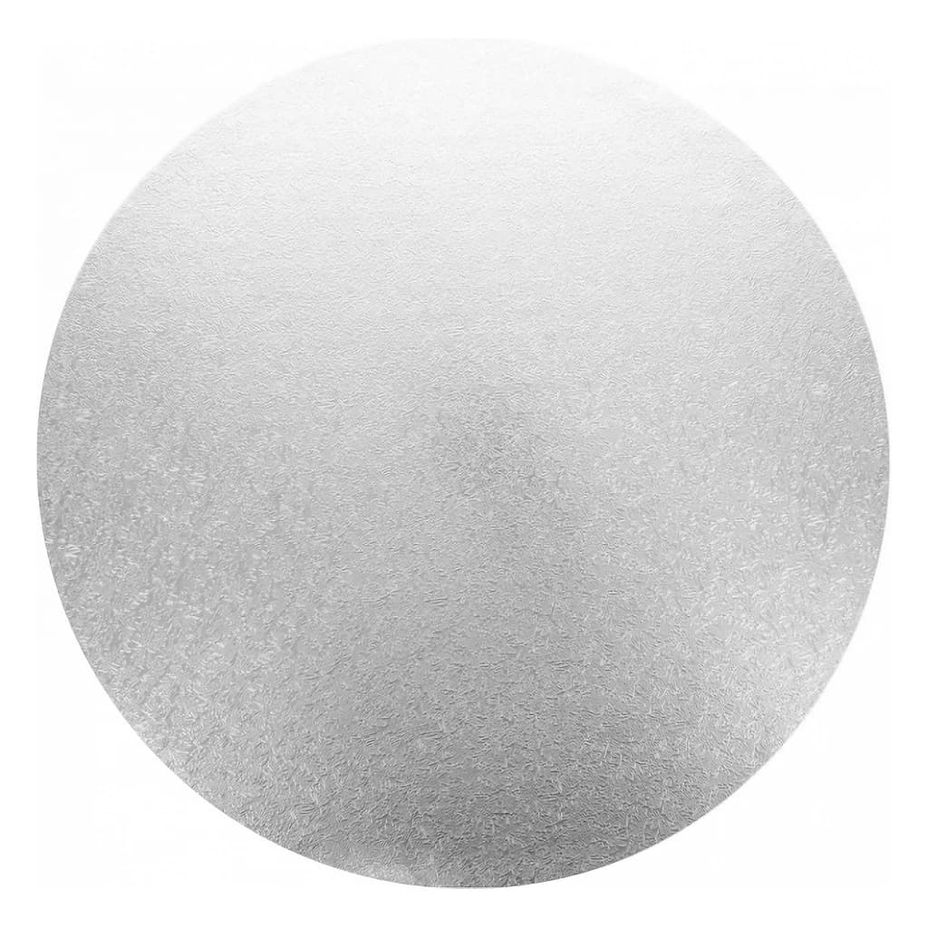 Round Cake Drum 24" Silver - Pack of 5