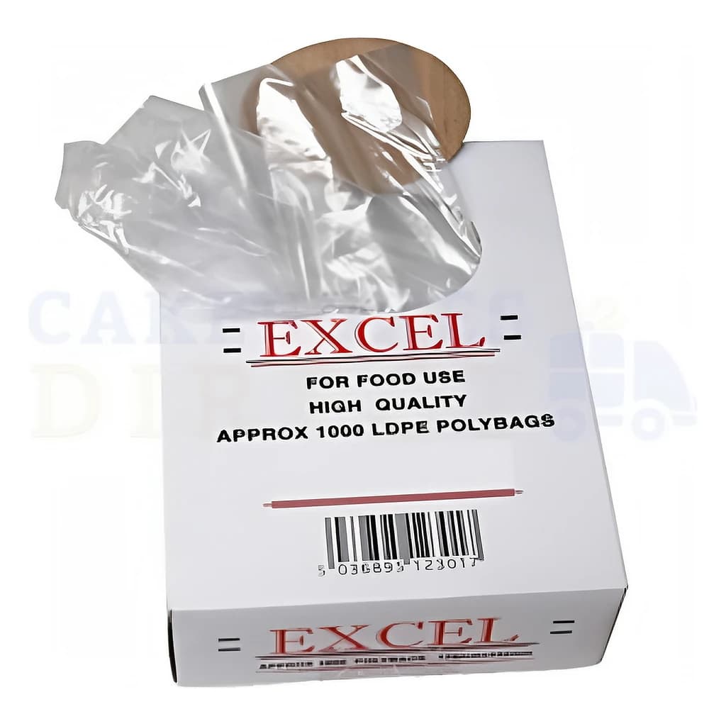 Clear LDPE Bags 250 × 382 mm (10 × 15 in) 1000 pc