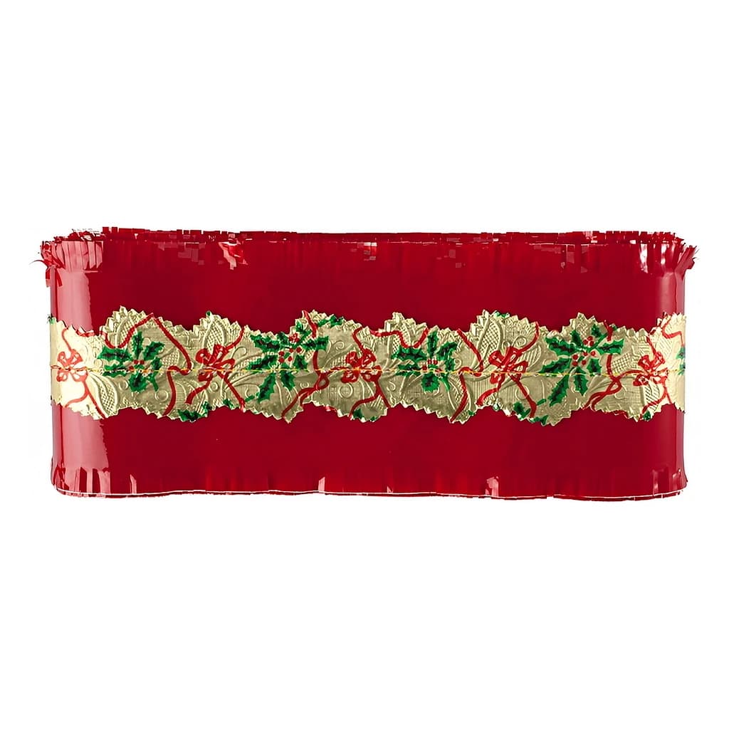 Christmas Frill – Holly & Bow Centre (24 yd)