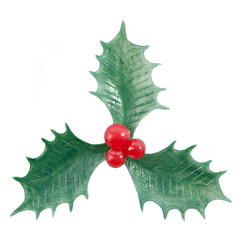 3-Leaf Holly Pick with Berries (Doric)