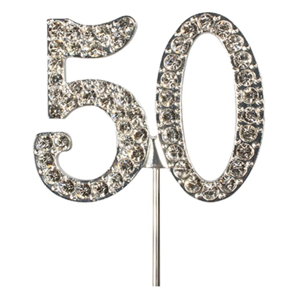 Culpitt Diamante Number Cake Topper 45 mm
