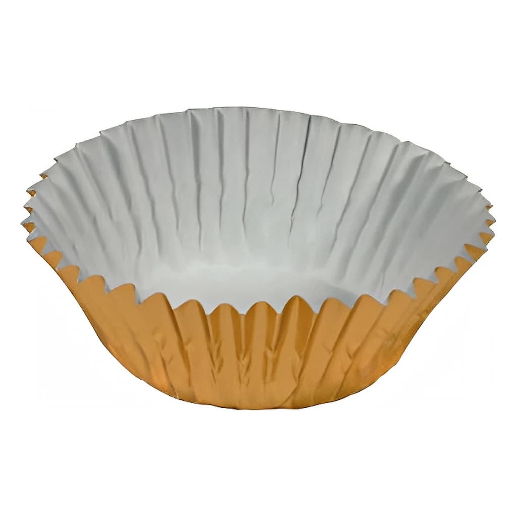 Gold Foil Muffin Case 51 × 38 mm – 500 pc