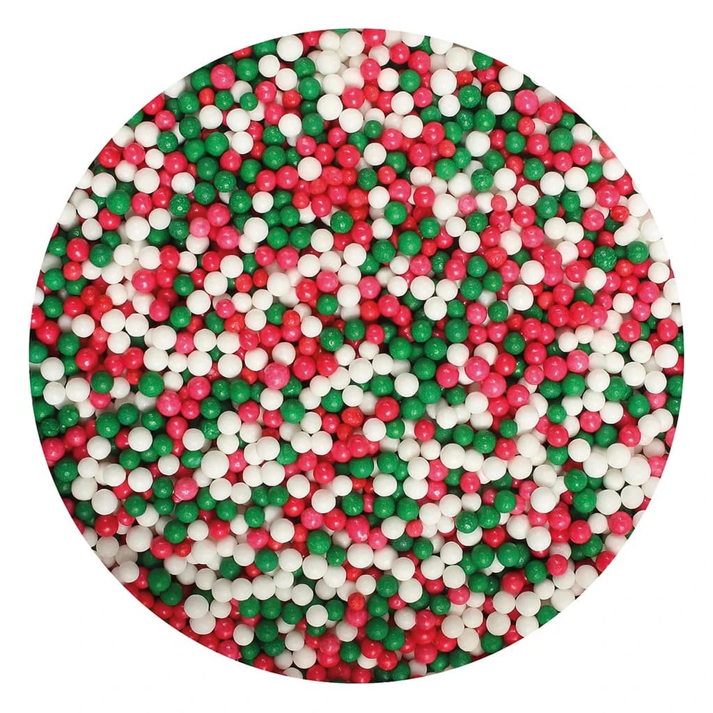 Nonpareils Christmas Mix (Green/White/Red) 100 g