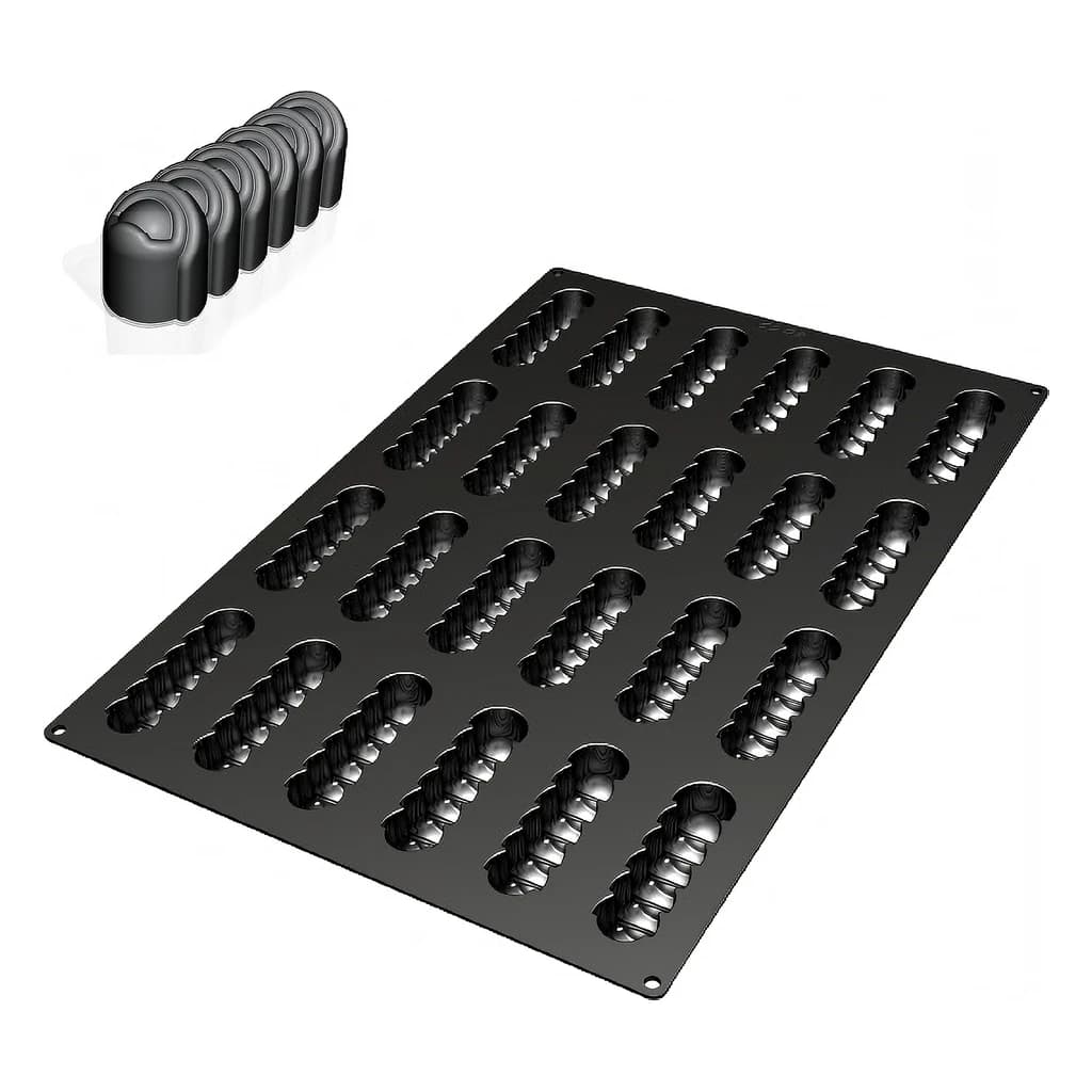 Silicone Baking Mould 40x60 cm – Fantasy 6, 118x33 mm