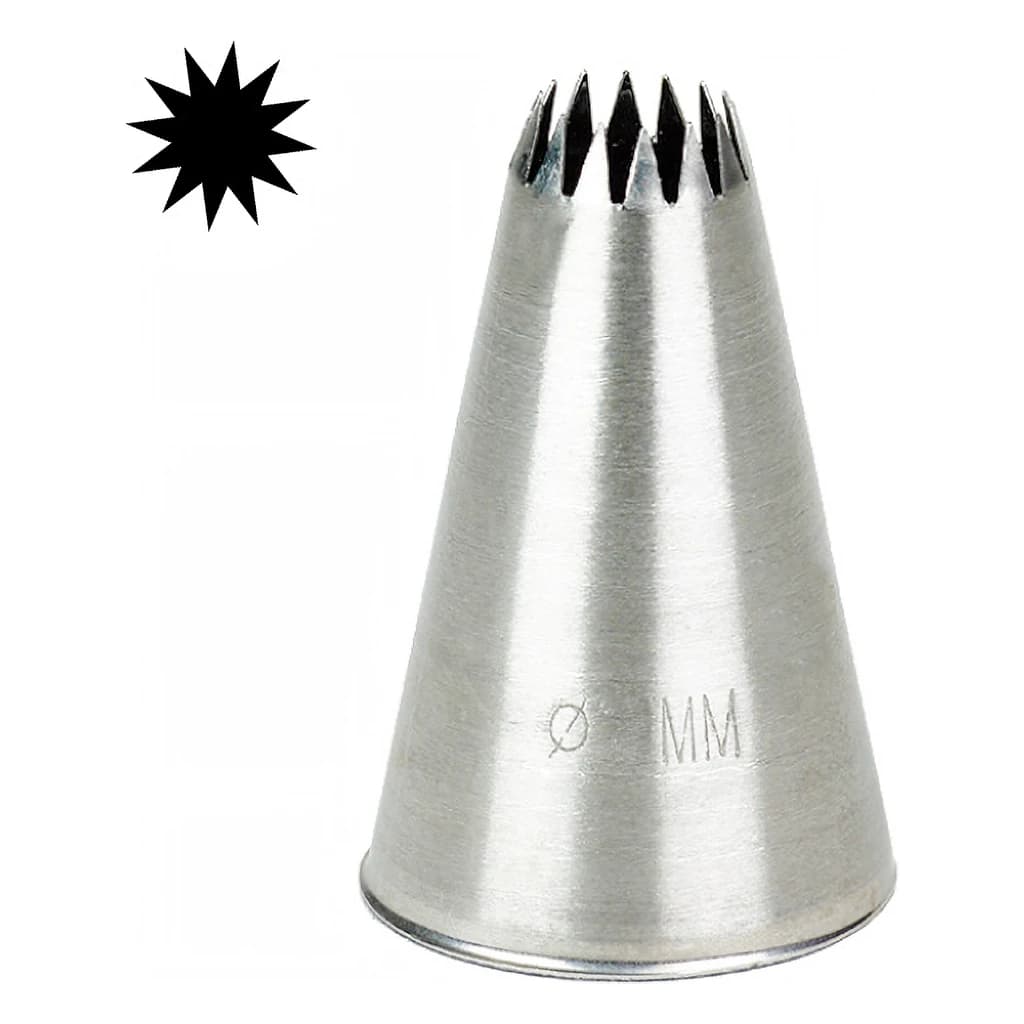 One-Piece French Star Piping Nozzles
