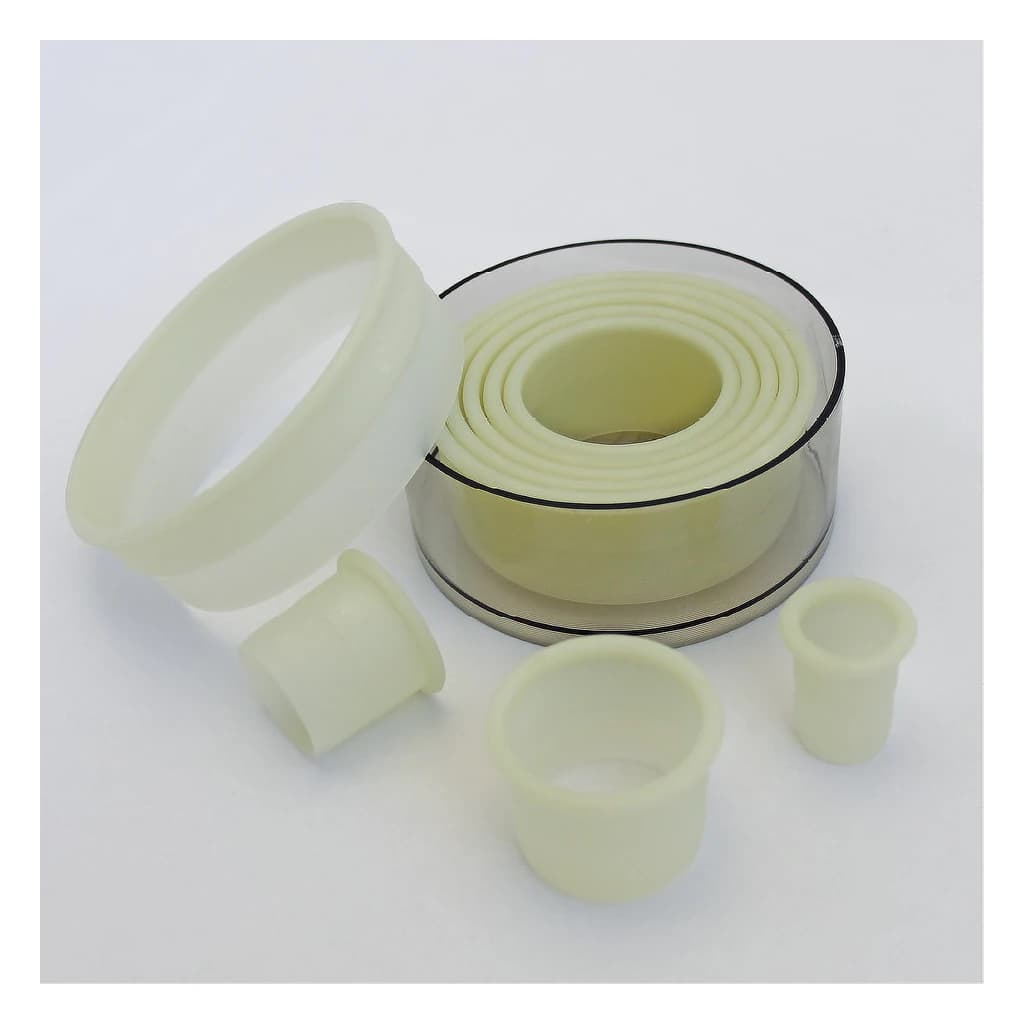 Round Plain Pastry Cutter Set – 9 Pieces